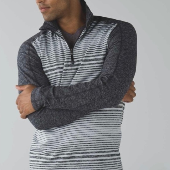 lululemon athletica Other - 𝅺LULULEMON Mens Sweat Session 1/2 Zip Pullover long sleeve Shirt Size L